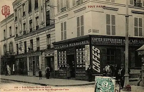 Au carrefour de la rue Rouget-de-l'Isle