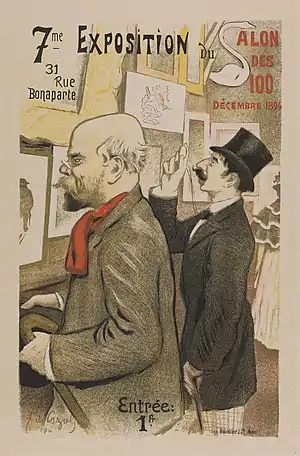 Affiche pour le Salon des Cent (1894)