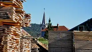 Vue de la scierie.