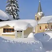 Les Pontets sous la neige.