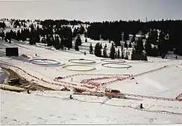 Le stade de Ski de fond et de Biathlon.