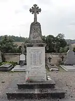 Monument aux morts à Souhesme-la-Grande.