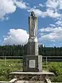 Statue de la Vierge Marie sur les hauteurs de Villedieu les Mouthe