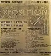 Exposition des Vingtistes, 1889.