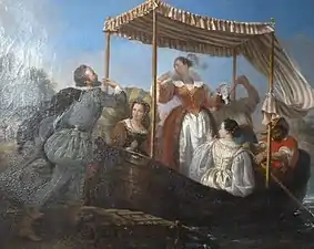 Eugénie Latil, Les Adieux d'Henri IV à Gabrielle d'Estrées, 1835-1840.