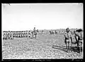 Prise d'armes du bataillon à Boujad pour le départ du colonel Charles Mangin, en mai 1913.