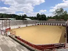 Les arènes d'Eugénie-les-Bains.