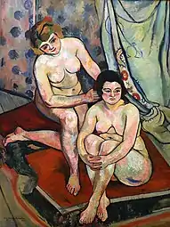 Les Baigneuses (1923), huile sur toile, musée d'Arts de Nantes.
