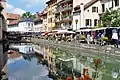 Le marché d'Annecy.