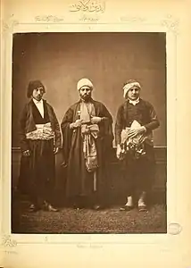 Hommes chrétiens et musulmans du vilayet d'Aydın, Pascal Sébah, 1873