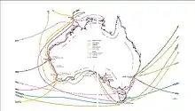 Les expéditions françaises en Australie