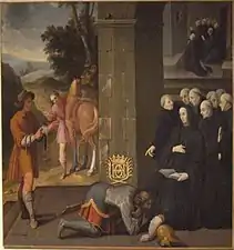 Les miracles de saint Benoît au Mont Cassin (XVIIe siècle).