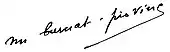 signature de Marguerite Burnat-Provins