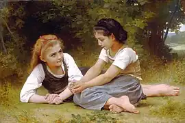 William Bouguereau, Les Noisettes, 1882