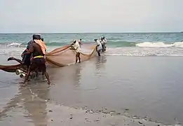 Trinquemalay, la plage des pêcheurs.