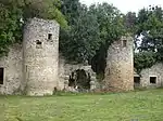 Les ruines du château de Hellering.