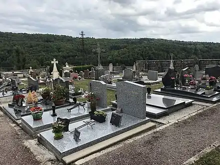 Le cimetière.