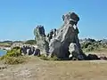 Lesconil : rochers granitiques du littoral 6.