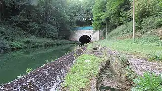 L'entrée du souterrain du Tronquoy.