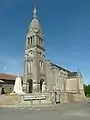 L'église de Lésignac.