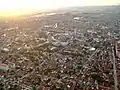 Ville de Leskovac vue du ciel