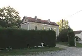 L'ancienne gare de nos jours devenue une habitation.