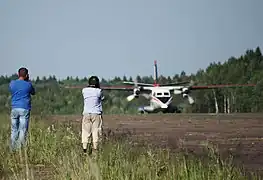 Sur l'aéroport Joukov.