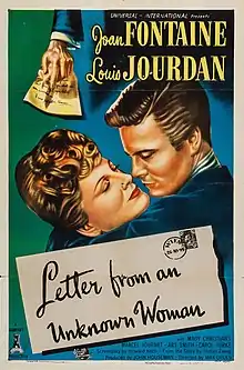 Description de l'image Letter from an Unknown Woman (1948 film poster).jpg.