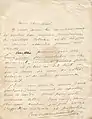 Lettre de Guy de Maupassant à Edmond Landolt