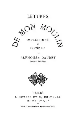 Image illustrative de l’article Lettres de mon moulin