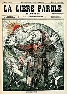 « Leur patrie », La Libre Parole illustrée, 28 octobre 1893