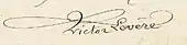 signature de Victor Levère