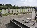 Tombes de guerre de la CWGC.