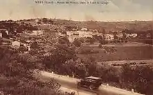 Photographie représentant le village vu depuis la colline de Ners