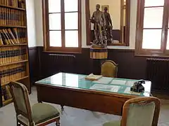 Le bureau du directeur de la fosse.