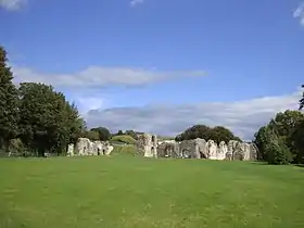 Ruines de l'abbaye.