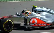 Photographie de Lewis Hamilton au Grand Prix du Canada