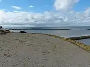 Le fond du golfe, vu depuis la pointe nord.