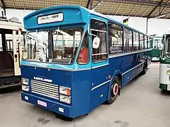 Leyland Royal Tiger Worlmaster (1972) de la Compagnie des autobus liégeois.