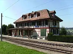 La station de Leymen a cent ans en 2010.