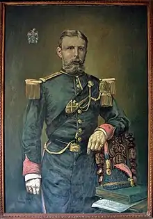Urbain Charles LEYNIERS, Capitaine commandant d'artillerie (1845-1882), époux de Marie Adèle Charlotte THARIN.