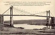 Le pont de Lézardrieux après les transformations de 1925
