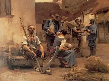 La Paye des moissonneurs (1882), Paris, musée d'Orsay.
