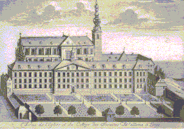 L'ancien collège des jésuites en Isle en 1740.