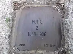 Puits no 2, 1858 - 1936.