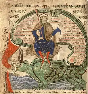 L'Antéchrist assis sur le Léviathan (fo 50)