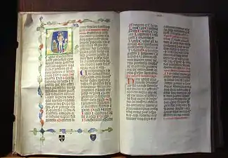 Pontifical (Liber Pontificalis) d'Albert de Sternberg, 1376