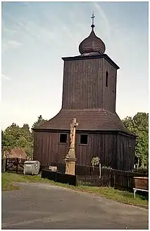 Clocher de l'église de Liberk.