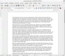 LibreOffice 4.0 - Writer dans GNOME Shell.