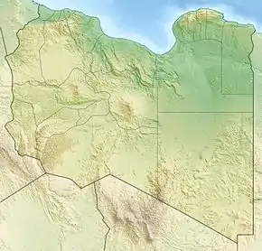 régions traversées en Libye